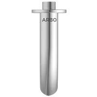 SHA-36 Round Shape 9" Inch Long With 45° Bend Wall Mounted Shower Arm With Wall Flange