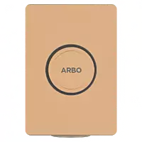 MP-RG-5218 Metropole Forged Brass WC Flush Valve 40mm (1.5" Inch) With Exposed Shut Off Provision & Square Plate (Rose Gold)