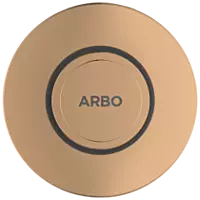 UPR-RG-01 Exposed Part Kit Of Forged Metropole WC Flush Valve With Fitting Sleeve With Operating Lever, Round Wall Flange & Cartridge (Rose Gold)