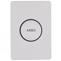 UPS-02 Exposed Part Kit Of Forged Metropole WC Flush Valve With Fitting Sleeve With Operating Lever, Square Wall Flange & Cartridge (Silver)