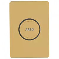 UPS-GG-02 Exposed Part Kit Of Forged Metropole WC Flush Valve With Fitting Sleeve With Operating Lever, Square Wall Flange & Cartridge (Glossy Gold)