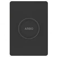 UPS-MB-02 Exposed Part Kit Of Forged Metropole WC Flush Valve With Fitting Sleeve With Operating Lever, Square Wall Flange & Cartridge (Matt Black)