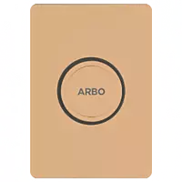 UPS-RG-02 Exposed Part Kit Of Forged Metropole WC Flush Valve With Fitting Sleeve With Operating Lever, Square Wall Flange & Cartridge (Rose Gold)