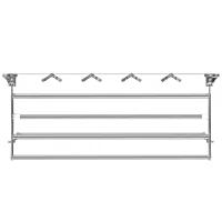FR-02 Round Folding Rack 24" Inch