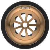 AC-RG-82 Brass With Nylon 6" Inch Height Full Thread Waste Coupling (Rose Gold)