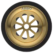 AC-GG-82 Brass With Nylon 6" Inch Height Full Thread Waste Coupling (Gold)