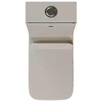 OPC-SB-29211PP Saint Beige Lavish Siphonic One Piece Closet S Trap (9" Inch) With Soft Close Seat Cover With Hinges, Fixing Accessories Set and Accessories Set, Cistern Fittings