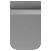 WHC-AG-29321PP Armani Grey Lavish Rimless Wall Hung Closet With Soft Close Seat Cover, Hinges, Accessories Set