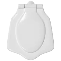 EWC-33111PP Elite EWC S Trap With Normal Close Seat Cover, Hinges, Fixing Accessories
