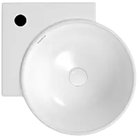 WBT-13443 Lexus Corner Wall Hung Basin 14" x 14" Inch