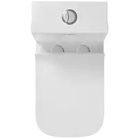 OPC-30112PP Neo Washdown One Piece Closet S Trap (9" Inch) With Soft Close Seat Cover With Hinges, Fixing Accessories Set and Accessories Set, Cistern Fittings