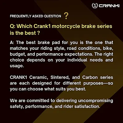 Crank1 CRM052/4 Ceramic Brake Pads