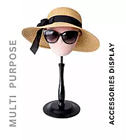 Velvet Head Mannequin - Wig Stand