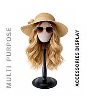 Velvet Head Mannequin - Wig Stand
