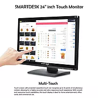 24-Inch Touchscreen Monitor – Full HD IPS Display, USB-C Powered, Ultra Slim Design | SmartDeskPC