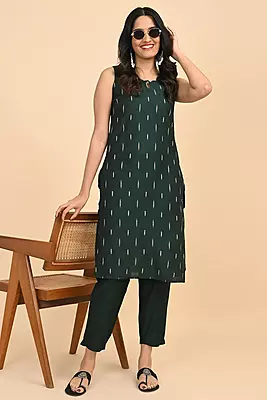 Women Jacquard Kurta