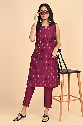 Women Jacquard Kurta