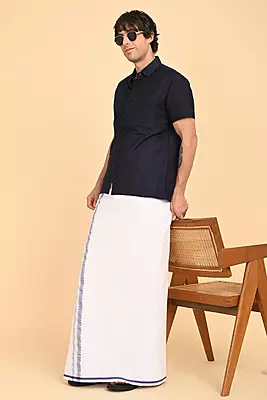 Men Short Sleeve Ethnic Shirt