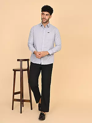 Men's formal grey shirt