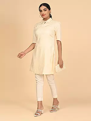 Women's Short Kurta -  Ecru