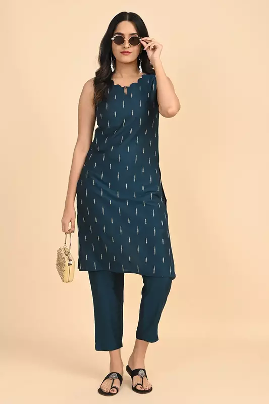 Women Ethnic Trousers - Blue