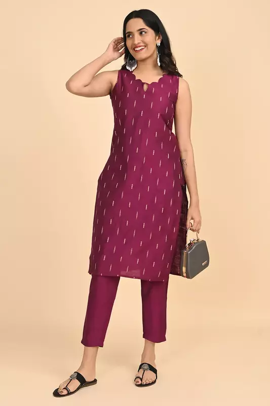 Women Ethnic Trousers - Pink