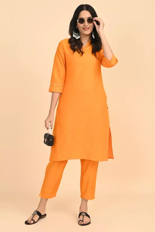 Women Ethnic Trousers - Yellow