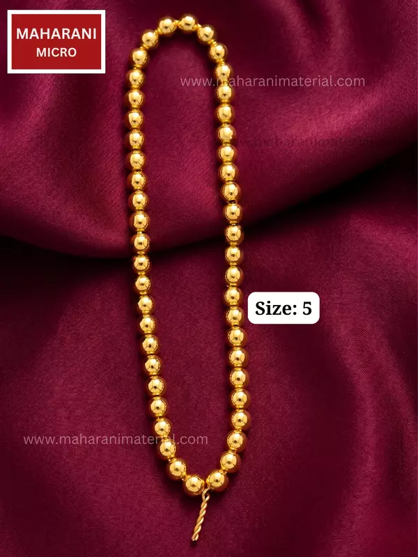 plain micro gold plated ball