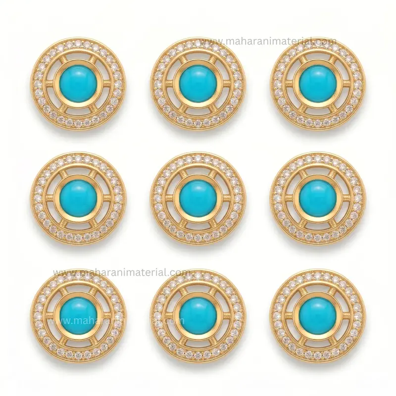 Diamond Kundan Round 