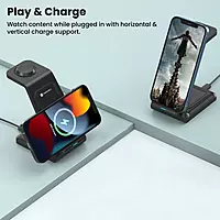 Portronics Freedom Trio 15w 3in1 Wireless Charger for iPhone Portronics Freedom Trio 15w 3in1 Wireless Charger for iPhone