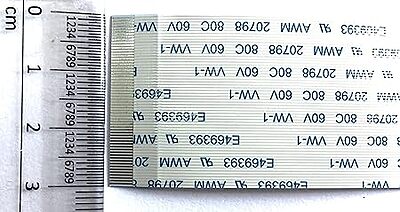 60 Pin 0.5mm Pitch 200mm Same Side Connection FFC Ribbon Flexible Flat Cable