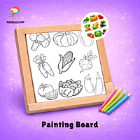 cute vegetables coloring