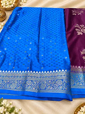 Add a touch of timeless elegance to your wardrobe with this gorgeous Mashru silk saree