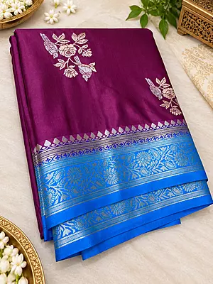 Add a touch of timeless elegance to your wardrobe with this gorgeous Mashru silk saree