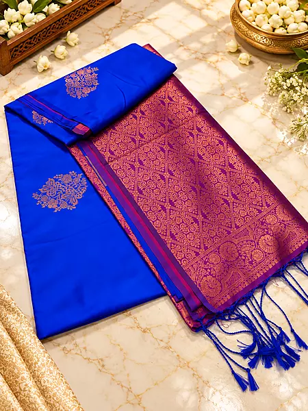 ? Royal Magenta Purple Silk Saree