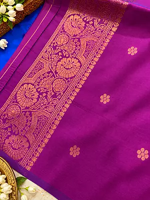 ? Royal Magenta Purple Silk Saree