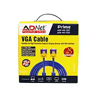 Prime VGA Cable (3+9) Blue 3 Meter