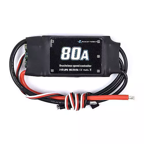 80A 2-6S Brushless ESC Speed Controller for RC Drone