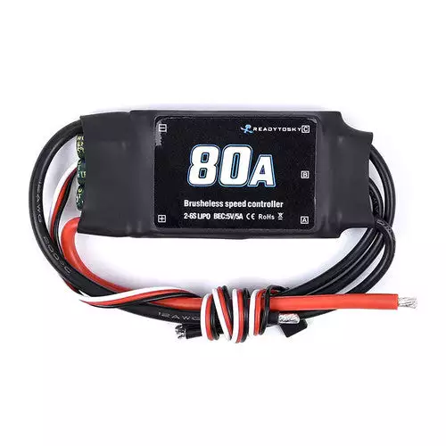 80A 2-6S Brushless ESC Speed Controller for RC Drone