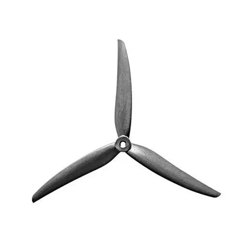FPV Drone Propeller 9045 Cinelifter Glass Fiber Nylon 3 Blade 5mm Shaft Pitch 4.5" Black (1 Pair CW+CCW)