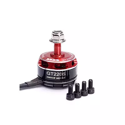 GT2205 2300KV CCW Brushless Motor Silver Cap