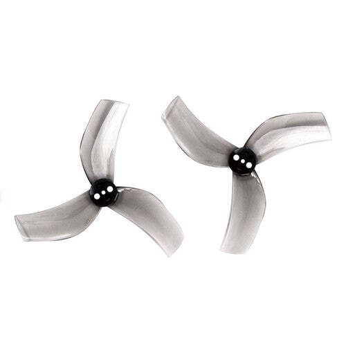 Drone Propeller D63 Cinewhoop Props 3 Blade 63.5mm 1.5mm Shaft Pitch 3" Clear Gray (4 Pair CW+CCW)