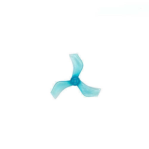 Drone Propeller 40mm 1635 3 Blade 1.5mm Shaft Pitch 3.5" Clear Blue (4 Pair CW+CCW)