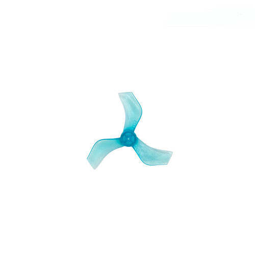 Drone Propeller 40mm 1635 3 Blade 1.5mm Shaft Pitch 3.5" Clear Blue (4 Pair CW+CCW)