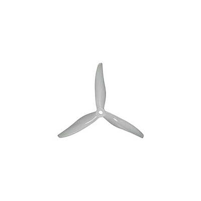 Drone Propeller 51377 Hurricane MAX 3 Blade 129.7mm 5mm Shaft Pitch 3" White (2 Pair CW+CCW)
