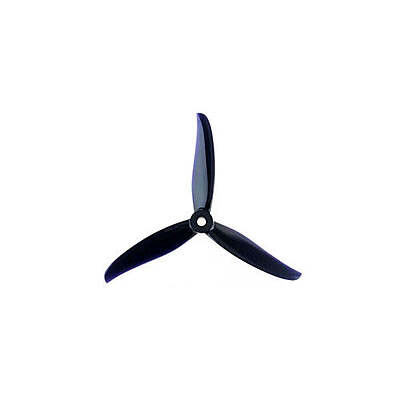 124.46mm 4937 3 Blade Hurricane Propeller M5 Shaft Pitch 3.4" Black (2 Pair CW+CCW)