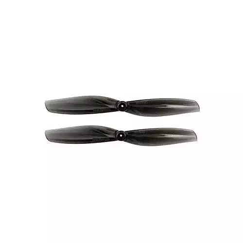 65mm 2 Blade Toothpick Propeller 1.5mm Shaft Pitch 1.3" Clear Black (4 Pair CW+CCW)
