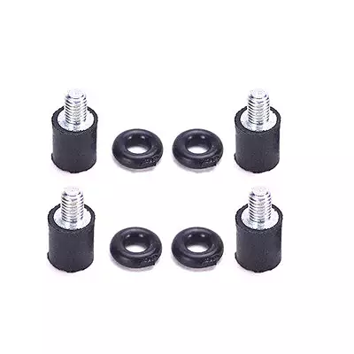 4pc M3x7+4.5 M3 Rubber Anti Vibration Damping Screws with Shock-absorbing Ring
