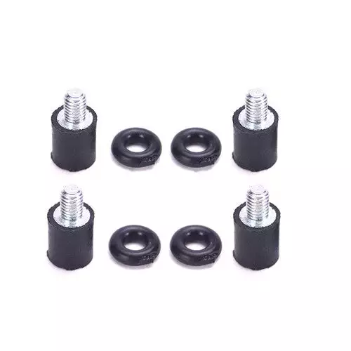 4pc M3x7+4.5 M3 Rubber Anti Vibration Damping Screws with Shock-absorbing Ring
