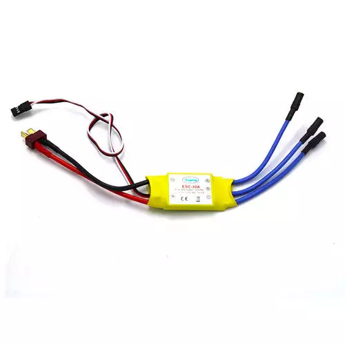 30A ESC Brushless Speed Controller with Tplug and 3.5mm Banana Connector